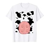 Cow Udder Pattern Funny Lazy DIY Costume Easy Halloween T-Shirt