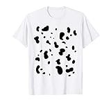Dalmatian Costume Dog Halloween Kids Adult Women Men Toddler T-Shirt