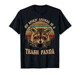 My Spirit Animal is a Trash Panda Funny Racoon Gift T-Shirt