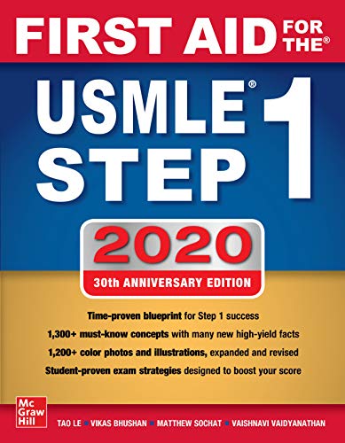 First Aid for the USMLE Step 1 2020, Thirtieth Edition book cover