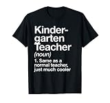 Kindergarten Teacher Definition Funny Back To School T Shirt