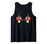 Mushroom Bra Costume Cute Easy Halloween Gift Tank Top