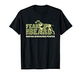 Fear The Beard Camo German Wirehaired Pointer Hunting Dog T