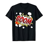 Boom Vintage Pop Art Retro Comic Book Gift Apparel T-Shirt