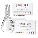 Onedone Punch Cards Pack Of 200 Reward Punch Cards For Class