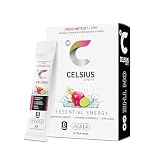 CELSIUS® On-The-Go Powder Sticks Dragonfruit Lime, Essential Energy 2.8 Oz