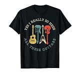 Guitar Vintage Saying Funny Guitarist Gift T-Shirt