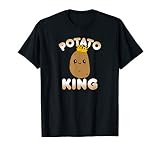 Funny Potato Cute Kawaii Style Smiling Potato King T-Shirt