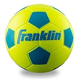 Franklin Sports Kids Foam Soccer Ball - Mini Soft Foam Youth Soccer Ball - Indoor + Outdoor Toy Soccer Ball for Kids - Probrite 6.5" Mini Foam Ball - Soft Backyard + Practice Toy Ball - Yellow