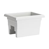 Root Vessel Countryside Rail Planter White 16