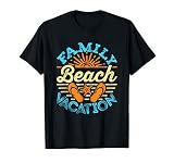 Family Beach Vacation Matching Family Summer Trip T-Shirt