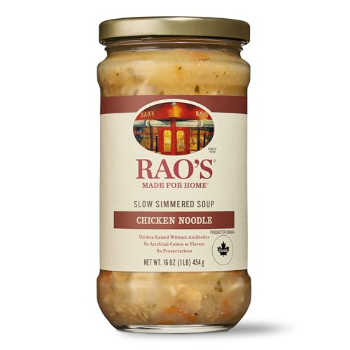 Rao's Made for Home Chicken Noodle Soup, 16oz, Traditional Italian Heat and Serv