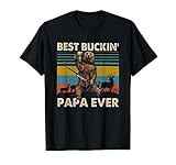 Best Buckin Papa Ever Shirt Bear Hunting Bucking Father T Sh