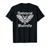 Funny Anti-Social Butterfly Introvert T-Shirt