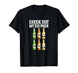 Check Out My Six Pack Beer - Funny Gym T-Shirt