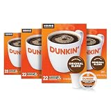 Dunkin Original Blend Coffee Medium Roast K Cup Pods 22 Coun
