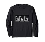 Rush (Ru-S-H) Periodic Tee Table Element Chemistry Gift Long Sleeve T-Shirt