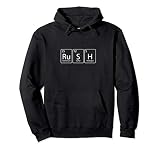 Rush (Ru-S-H) Periodic Tee Table Element Chemistry Gift Pullover Hoodie