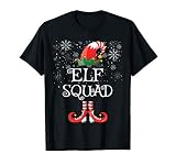 Elf Squad Shirt Funny Family Matching Christmas T-Shirt