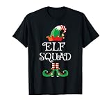 Elf Squad Shirt Funny Family Matching Christmas T-Shirt