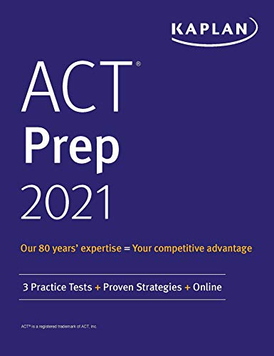 ACT Prep 2019: 3 Practice Tests + Proven Strategies + Online book cover
