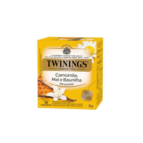 [Leve 2/ Cada R$ 11] Chá Infusão Camomila Mel Baunilha 10 Sachês