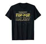 Grandpa Pop Pop Shirt Gift Best Pop Pop In The Galaxy T Shir