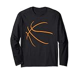 Basketball Silhouette Bball Sport Basketball Player Long Sleeve T-Shirt