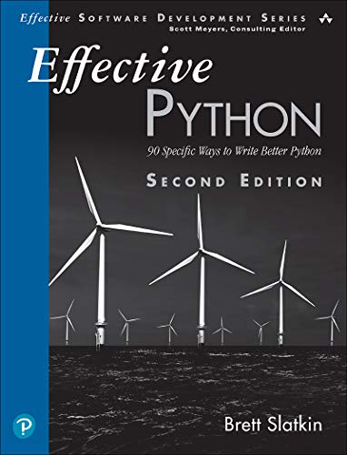 Effective Python: 90 Specific Ways to Write Better Python book cover