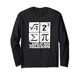 I 8 Sum Pi - Funny I Ate Some Pie - Pi Day Math Nerd Geek Long Sleeve T-Shirt