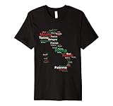 Italy Map Silhouette Flag Towns Cities Rome Travel Europe Pr