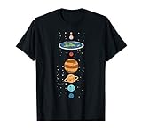 Flat Earth and Planets Funny Conspiracy Theory Earthers Gift T-Shirt Small