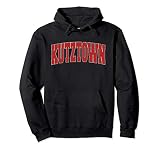 KUTZTOWN PA PENNSYLVANIA Varsity Style USA Vintage Sports Pullover Hoodie
