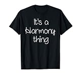 Personalized Mother Christmas Custom Mom Girl Gift IT'S A HARMONY THING Funny Birthday Women Name Gift Idea T-Shirt