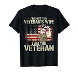 I M Not Veteran S Wife I M Veteran American Flag Gift T Shir