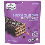 Little Secrets Dark Chocolate Crispy Wafers | 60 Minis | Made in Europe | Nothing Artificial & No Sugar Alcohols | Sustainable Cocoa | 3.5 Ounce (Pack of 1)
