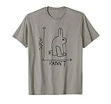 Funny Science Nerd Duck Rabbit Physics Math Geek Gift Short Sleeve T-Shirt