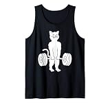 Cat Deadlift Shirt Powerlifting Kitty Tee Weightlifting Cat
