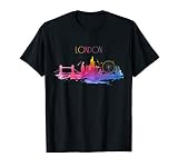 London Skyline Watercolor Art Uk England Souvenir Gift T Shi