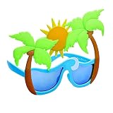 Sun Staches Palm Trees Sunglasses Costume Accessory Uv400 On