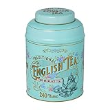New English Teas Vintage Victorian Tea Tin With 240 English
