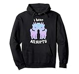 I Have Anxiety Graphic Cool Kawaii Pastel Goth Style Design