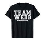 Team Webb Family Surname Reunion Crew Member Gift T Shirt