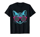 Rave Cat Psychedelic Abstract Vaporwave Gift Men Women Kids