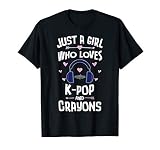 Just A Girl Who Loves K Pop And Crayons Women T Shirt