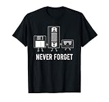 Never Forget Retro 80s 90s Vintage Video Game Gaming Gift T-Shirt