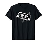 Cassette Tape With Pencil 80 S 90 S Vintage Retro Gift T Shi