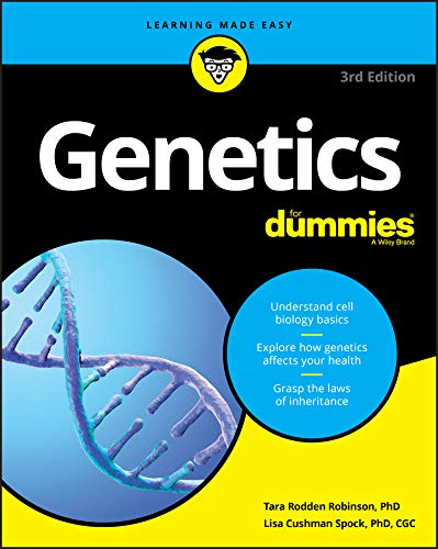 Genetics for Dummies book cover