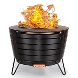 Tiki Patio Smokeless Outdoor Fire Pit 25 Inch Wood Burning B