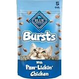 Blue Buffalo Bursts Paw Lickin Chicken Crunchy Creamy Cat Tr